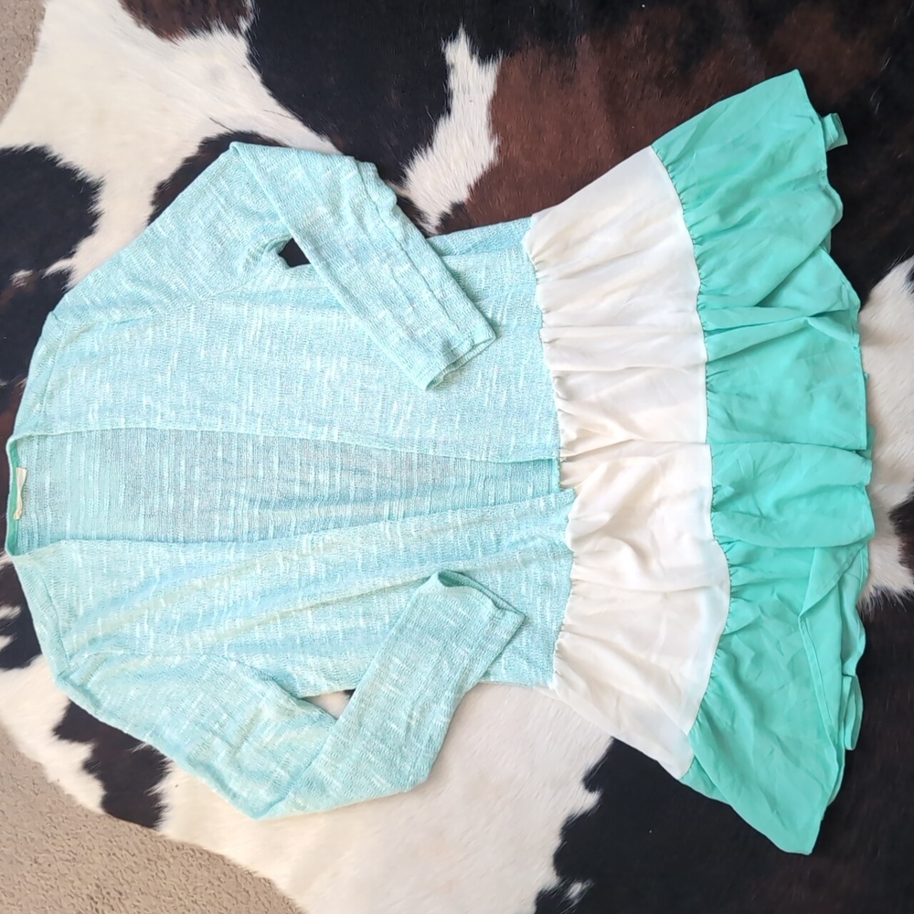 Ruffle Knit cardigan